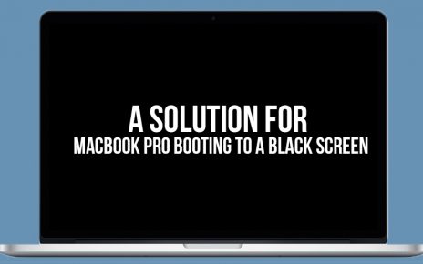 macbook black screen
